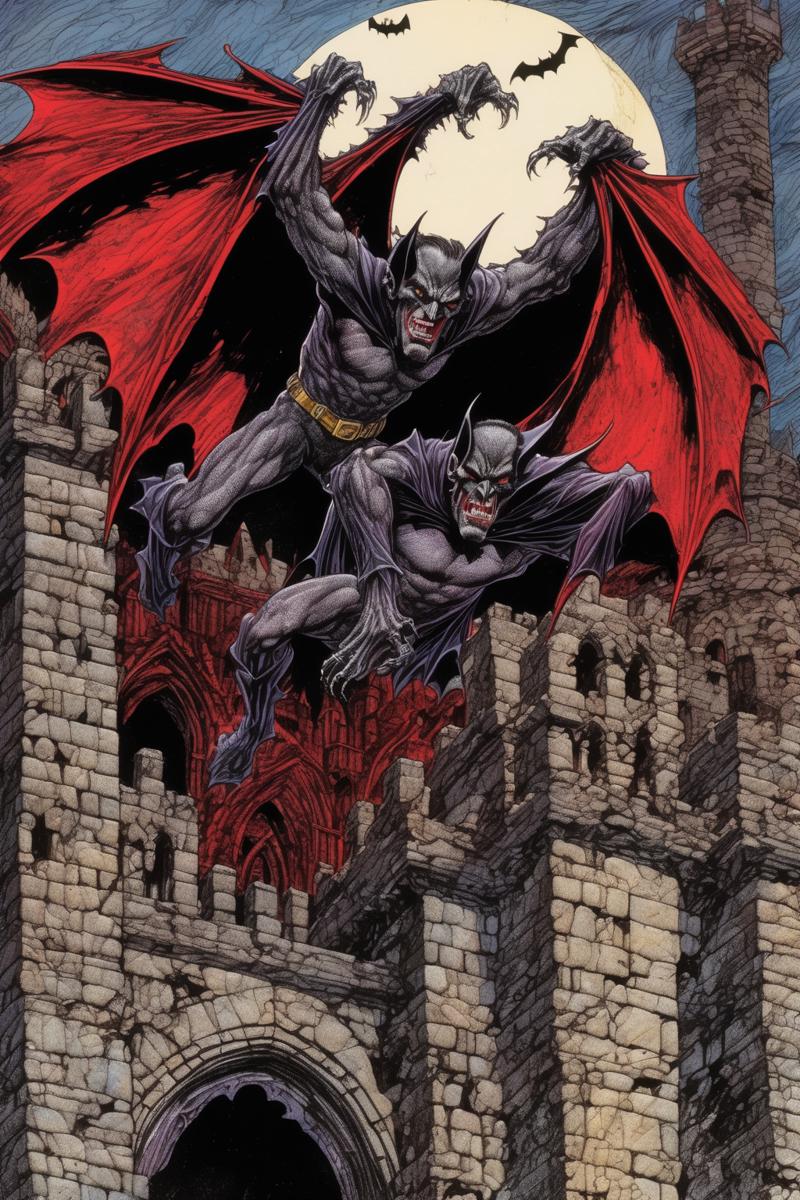 00043-219133627-_lora_Marc Silvestri Style_1_Marc Silvestri Style - a full body shot of dracula crawling down the side of a castle mid transform.png